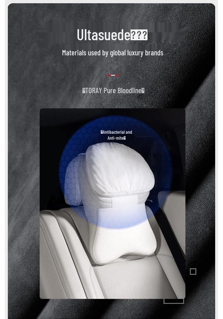 Maybach Second-Gen Car Headrest & Lumbar Pillow for Tesla & Xiaomi