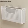 Wall-Mounted Cling Film & Storage Rack for Kitchen and Bathroom Cabinets