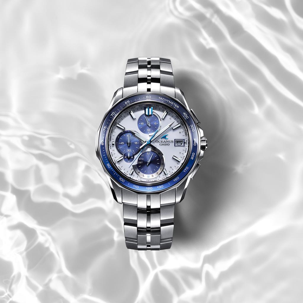 Casio Men's 100M Water Resistant Quartz Watch OCW-S7000D-7A