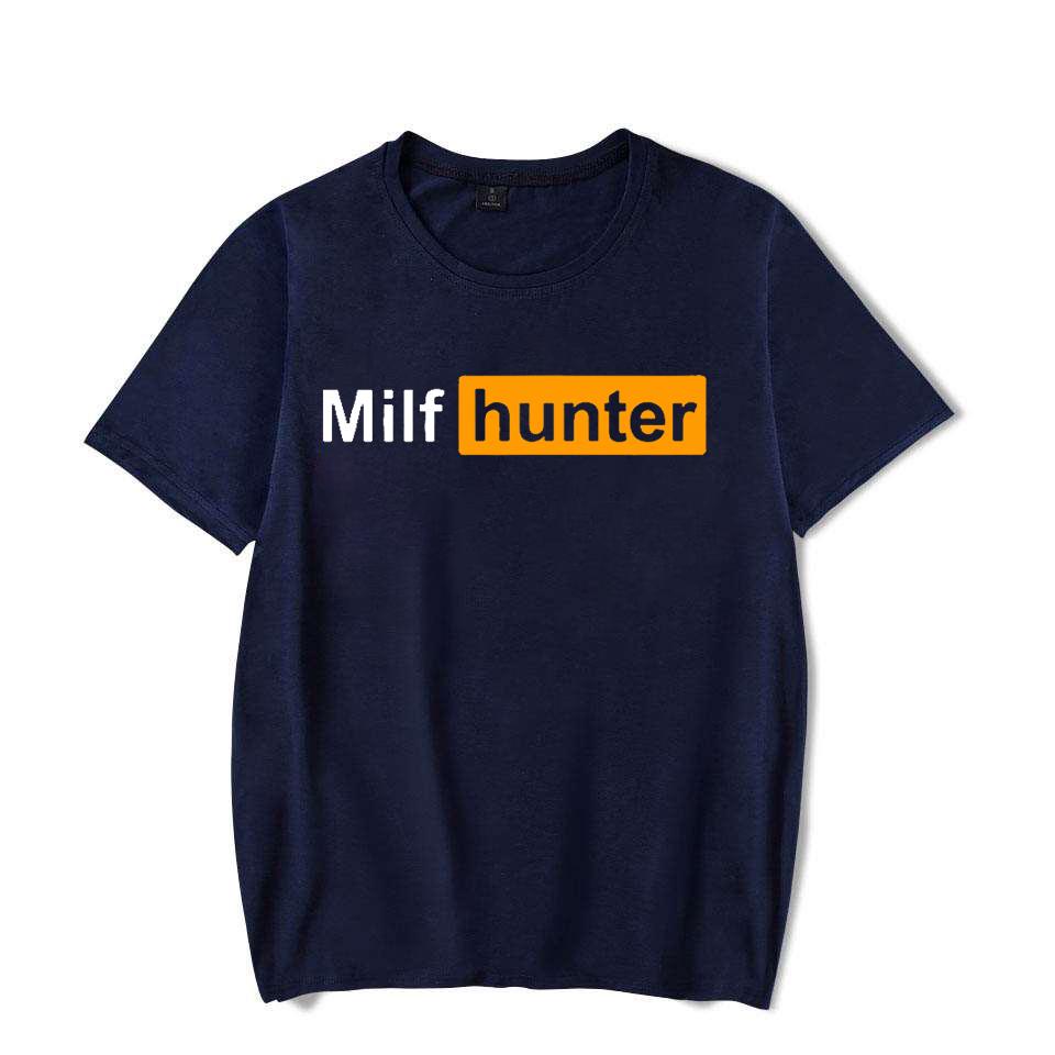 Funny MILF Hunter T Shirt for Men Women Summer Humor Joke for Men Who Love Milfs Streetwear Tshirt Fashion Casual Couples Tops