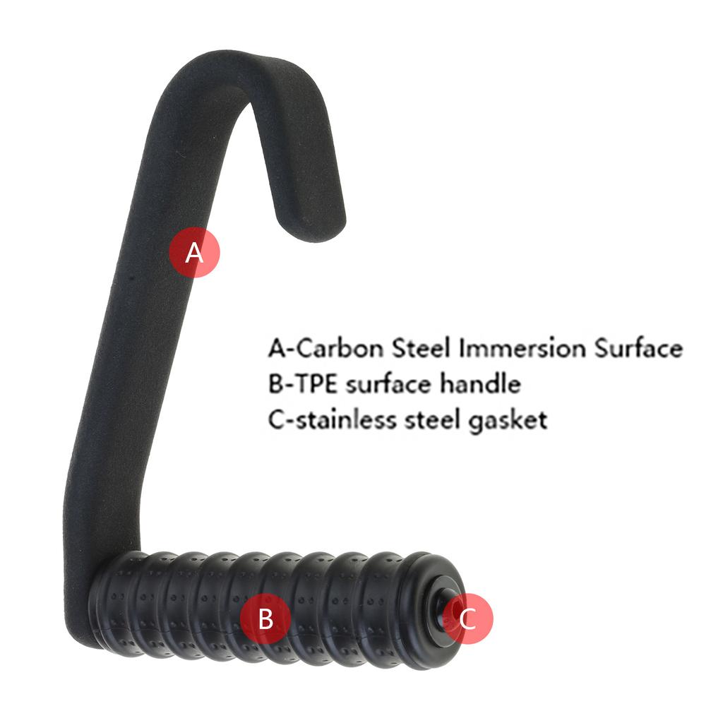 Heavy Duty Workout Hook Handle Grip Triceps Strength Pulls Up Hand Grip Universal Training Pull Bar Gyms Grip Handle