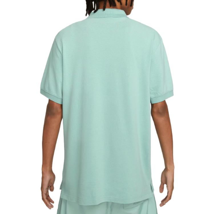 Nike Polo da uomo a maniche corte con logo ricamato Sportswear top Mineral CJ4456-309