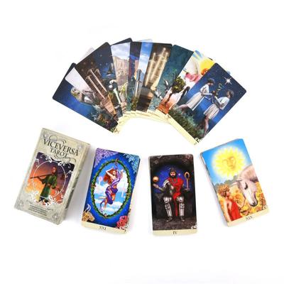 78Pcs Vice Versa Tarot Kit Tarot Cards Oracle Deck Family Party Board Game