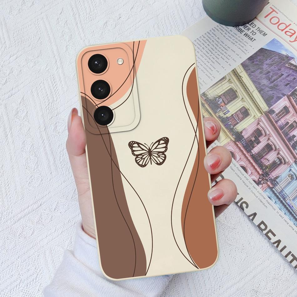 For Samsung S23 Ultra Plus FE Phone Cases Fashion Camera Protection Original Soft Liquid Silicone Cover For Samsung S 23 Shell