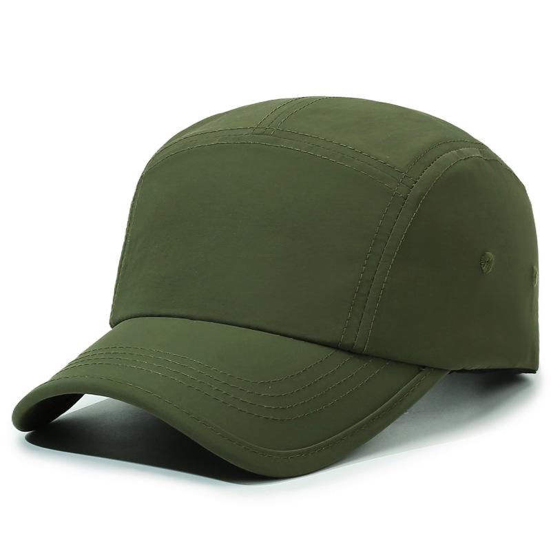 Summer Men's Quick-Drying Breathable Solid Color Baseball Cap Outdoor Sunscreen Cap