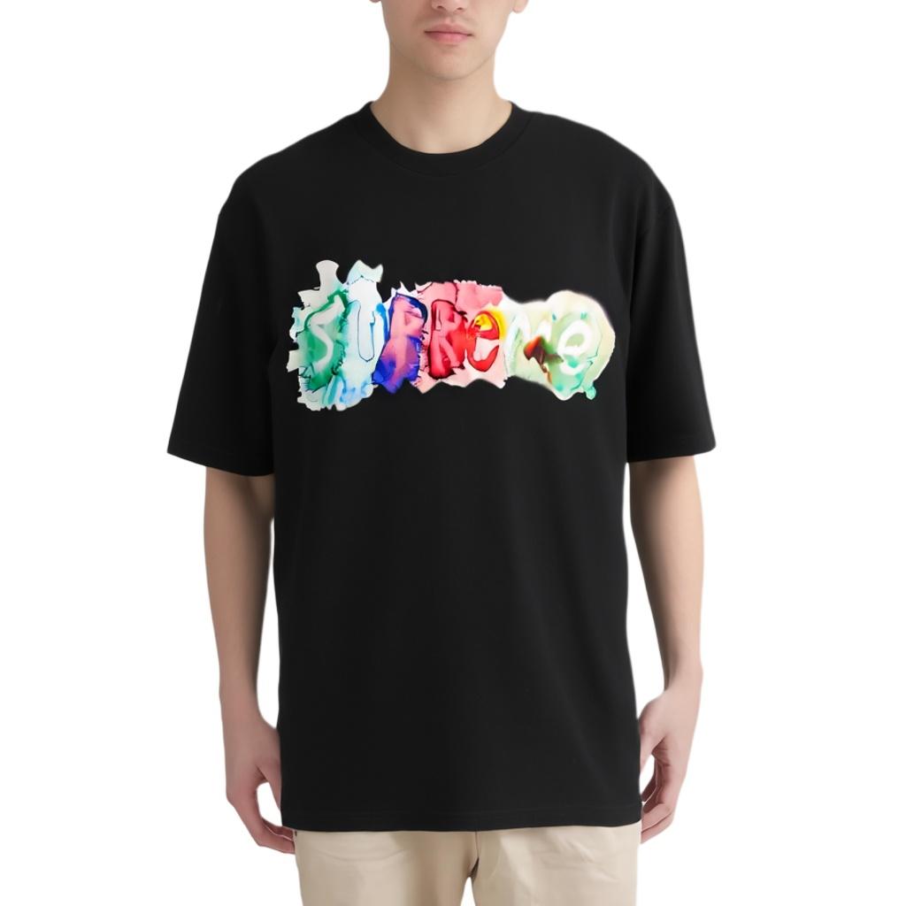 Supreme Watercolor T-Shirt 'Black' Men's SUP-SS23-004