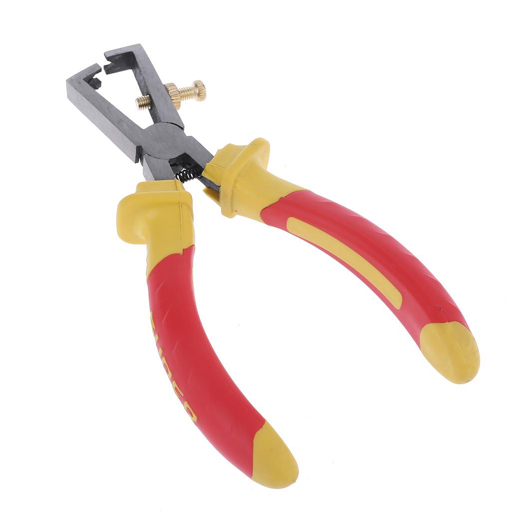 Cable Cutter Wire Stripper Heavy Duty for Aluminum Copper Communication Cables Cutterr Pliers Tool with Insulated Handle