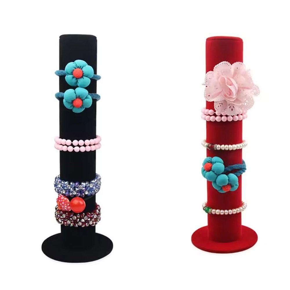 Multifunctional Bracelet Watch Chain Organizer Cylindrical Shape Headband Hairband Display Stand