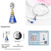 100% Copper Metal Holy Maiden Cross Sun Goddess Luck Blessing Charm Bead Components Bead Components Compatible With Pan Authentic Original Bracelets