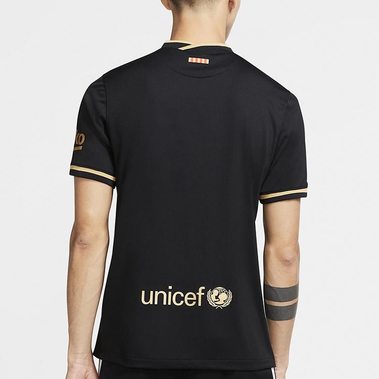 Nike FC Barcelona 20/21  Fan Edition Jersey 'Black Gold' Men's CD4231-011