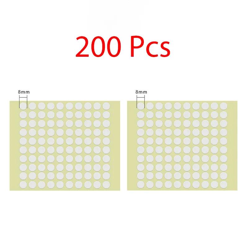 Doppelseitige Klebepunkte für Kerzendochte, 400 Stück Bewegliche Fixpunktaufkleber, Kerzenherstellungszubehör-Set für Behälter
