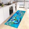 Home Kitchen Decoration Carpet Colorful Butterfly Printed Floor Mat Entrance Corridor Carpet Home Decoration