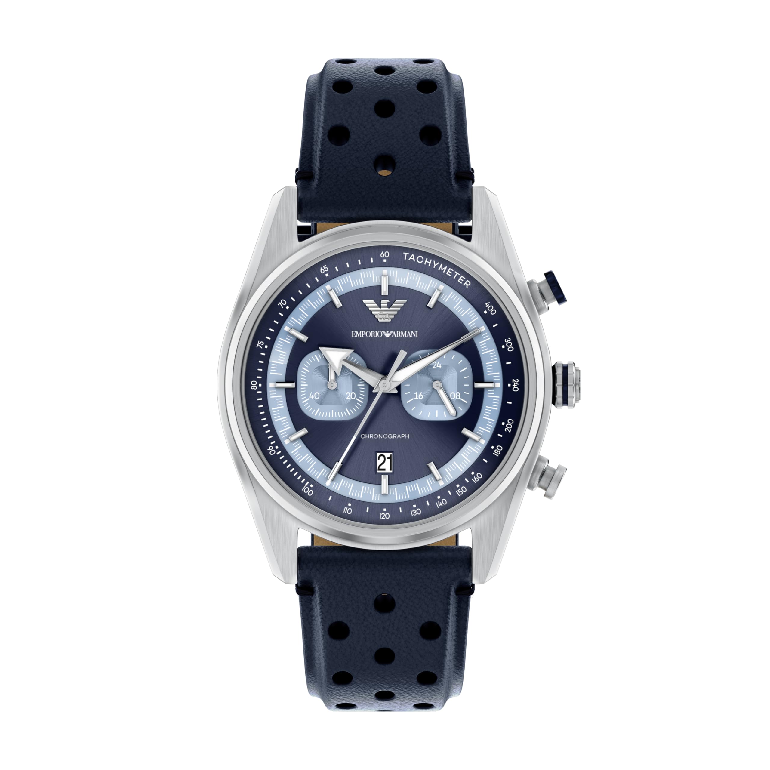 

Чоловічий аналоговий шкіряний годинник Emporio Armani AR11781 синій