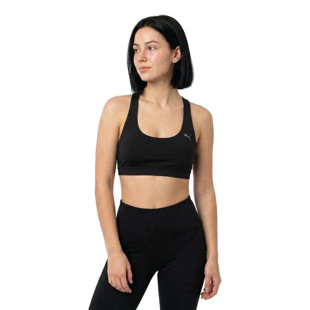 PUMA Cloudspun Sport Bra Medium Support Black