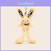 Cuter Rabbit Keyring With Leopard Print Ear And Scarf Design For Key Organization