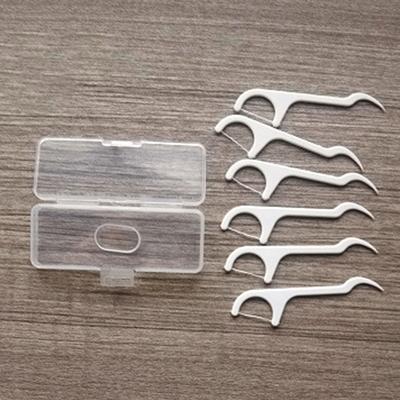 1Pcs Portable Dental Floss Sticks Box Disposable Toothpicks Interdental Brush Floss Storage Case