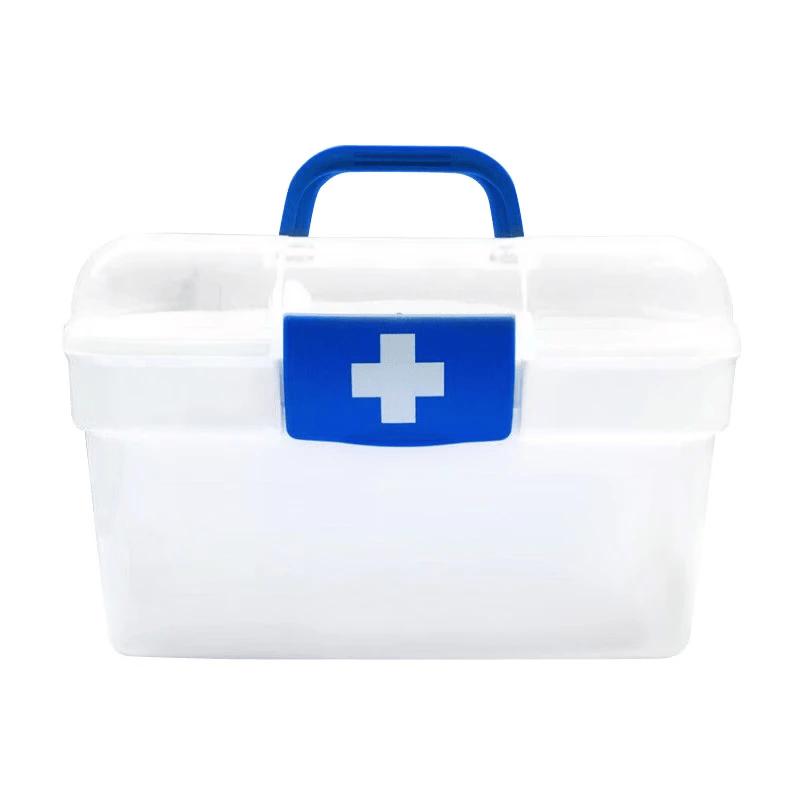 Chuangban Portable Plastic Medicine Storage Box синий