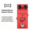 Single Effects Pedal For Electric Guitar With Aluminum Body For Distortion And Modulation