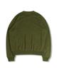 MUDSALT Cable Henley Neck Knit Olive
