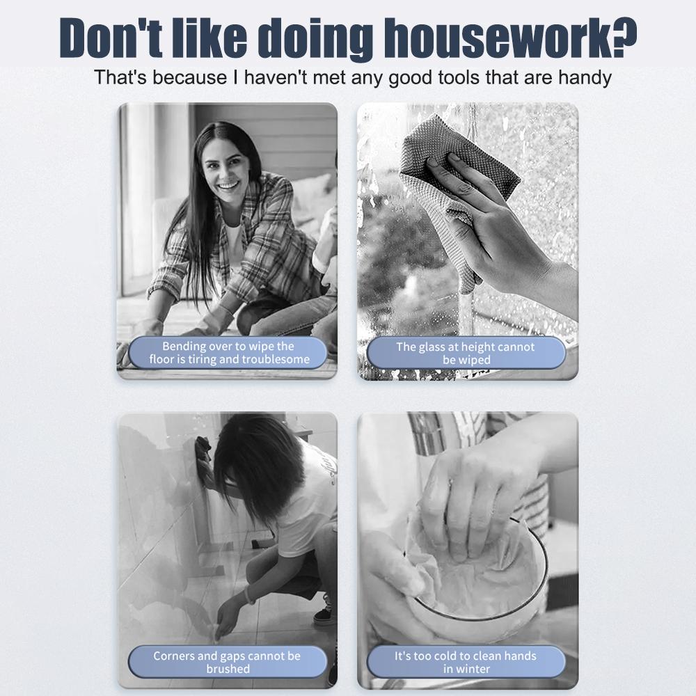 Kabelloser elektrischer Schleuderschrubber, 2-Gang-Power-Reinigungsbürstenschrubber mit 7 austauschbaren Bürsten