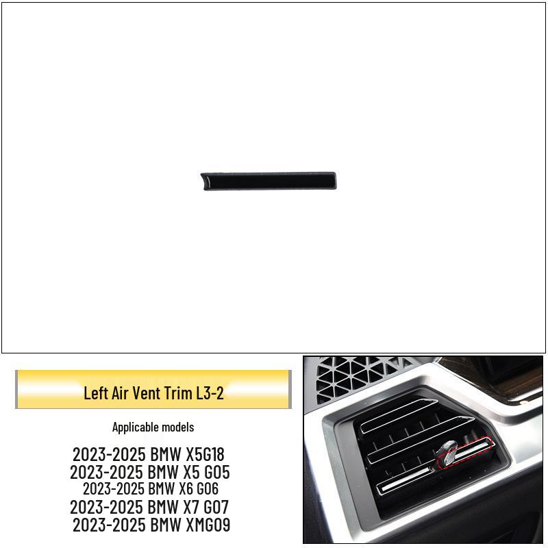 BMW X5/X6/X7 Air Vent Repair Kit: Adjustment Knob Shaft & Panel Frame