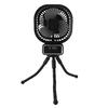 Stroller Fan 3 Wind Speeds Auto Oscillating Portable Fan with Detachable Flexible Tripod and Night Light