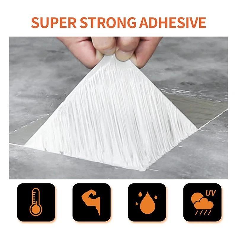 Roll Butyl Tape Self-adhesive Waterproof Aluminum Foil Leak Plugging Color Steel Roof Leak Repahandwir Material Handwork