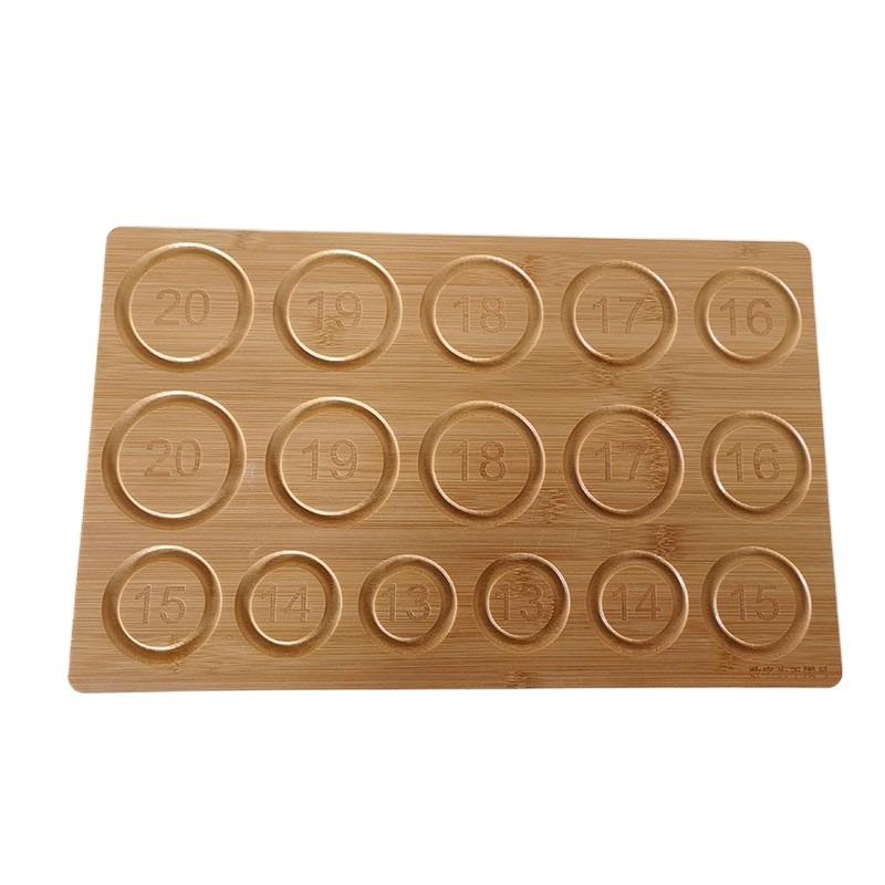 Wooden Bead Boards with Scale Measurement Tool Beading Holder Tray 6" 6.5" 6.75" 7" 7.5" 8" Beading Organizer for Jewelry Making