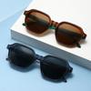 Luxury Classic Rivets Decorate Square Glasses Women Man Shades Outdoor Driving Traveling Eyeglass UV400