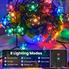 100/50/20LED Solar Powered Cherry Blossom Fairy Lights, Auto on/Off Waterproof Outdoor Garden Decor for Wedding Valentine’s Day Gift