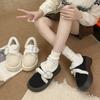 Muffin Platform Birkenstocks Women's Cotton Shoes Loafers Small Height-increasing Snow Shoes New Autumn and Winter Velvet