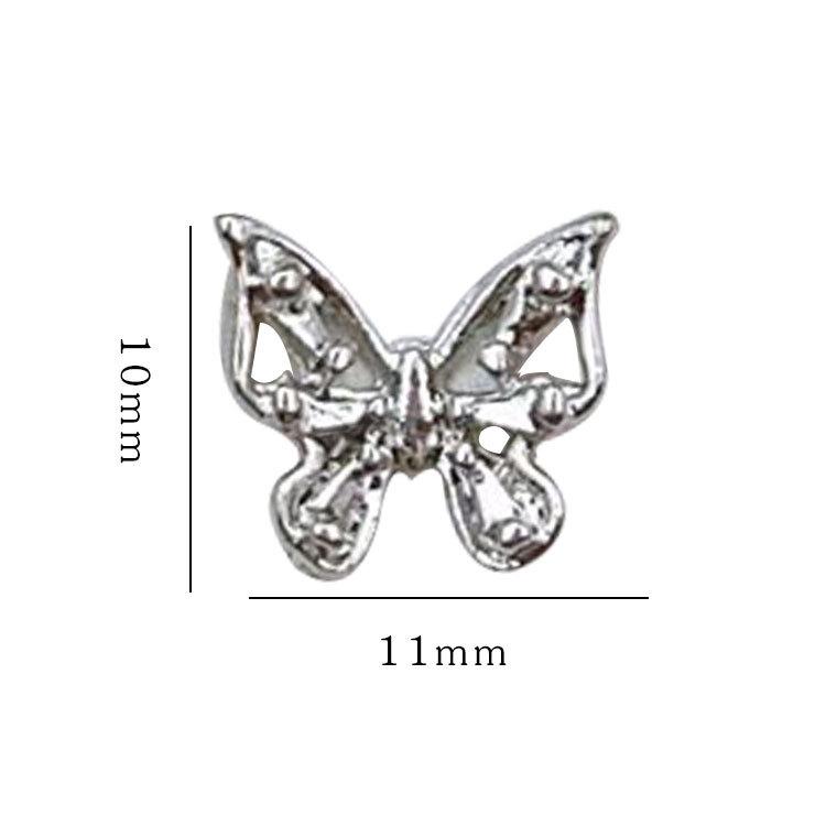 2025 Fashion 3D Butterfly Wing Nail Art Accessories for Women