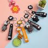 Creative Cartoon Elephant Keychain: Cute Pop-Eyed Pendant and Bag Charm