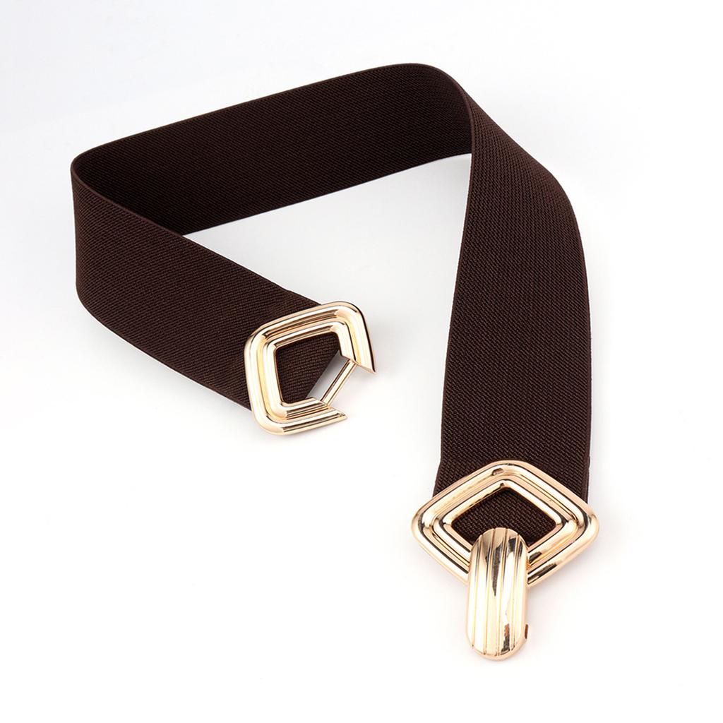 Dehnbarer Taillenformer Elegante breite Kette für Kleid Elastischer Bund Trendige Unterbrust-Taillenkette Breiter Gürtel