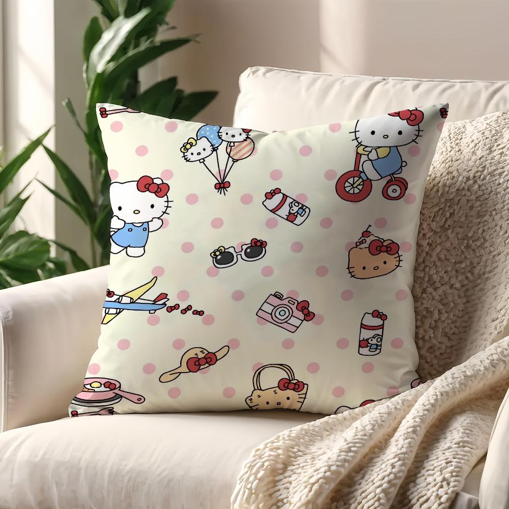 Hello KKittyS Cute cushion cover For Pillow Printing Sofa Decoration Home Car Room Coffee Shop Office Nordic Simplicity