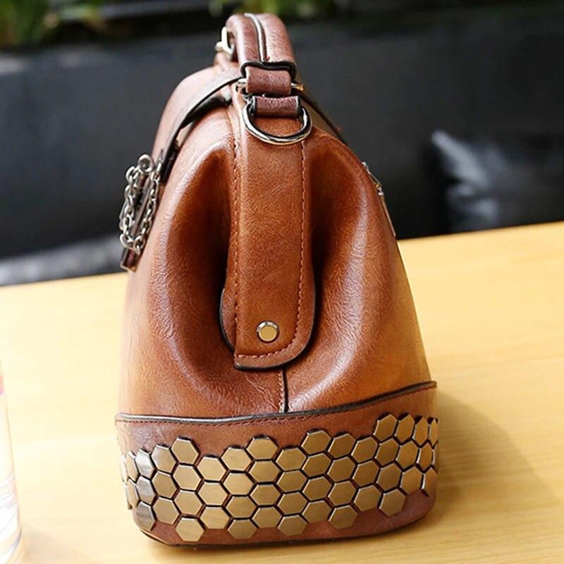 Fashion Sequined Messenger Bags Shell Bag Women Leather Handbags Shoulder Bags for Women Luxury Crossbody Doctor Bag Bolso Mujer