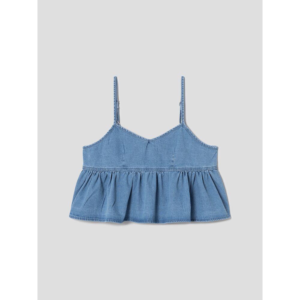 8Seconds Denim Sleeveless Top Sky Blue Sky Blue/F