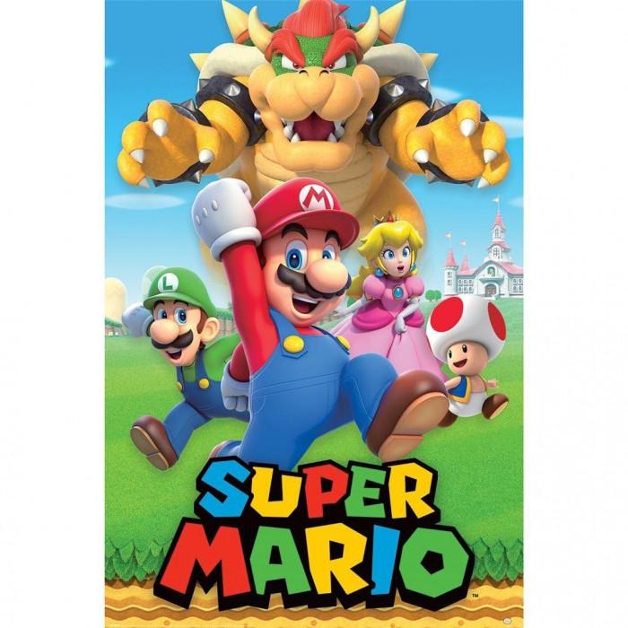 Super Mario Character Montage Maxi Poster