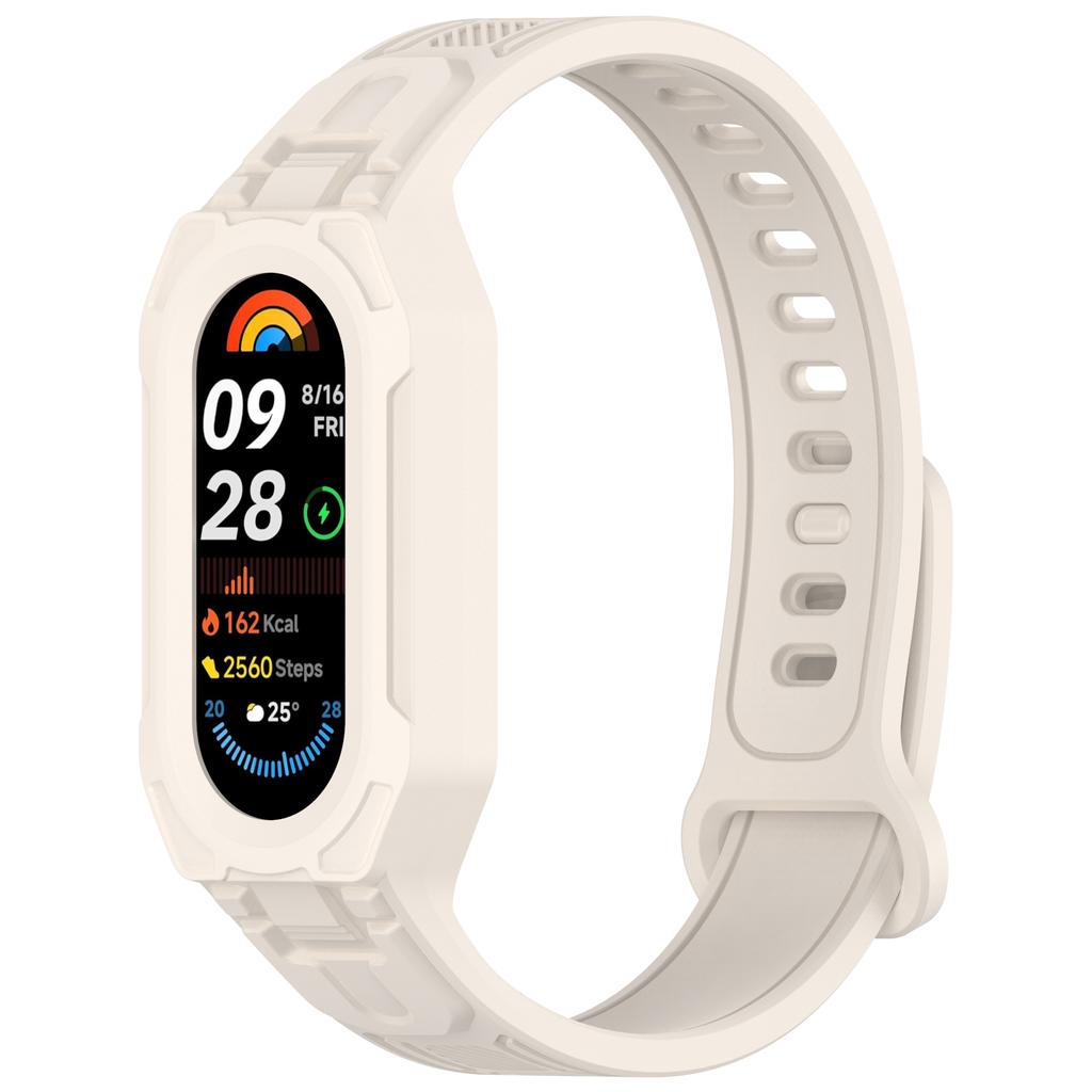 Armband+Hülle für Xiaomi Mi Band 10 9 8 NFC miband Uhrenzubehör Sport Silikonarmband Handgelenkgurt pulseira correa Mi band 10