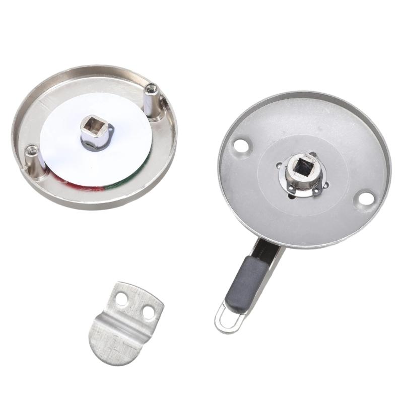 Toilettenriegel mit Frei/Besetzt-Anzeige Metalltürschloss Verschleißfest für einfache Installation im Gewerberaum