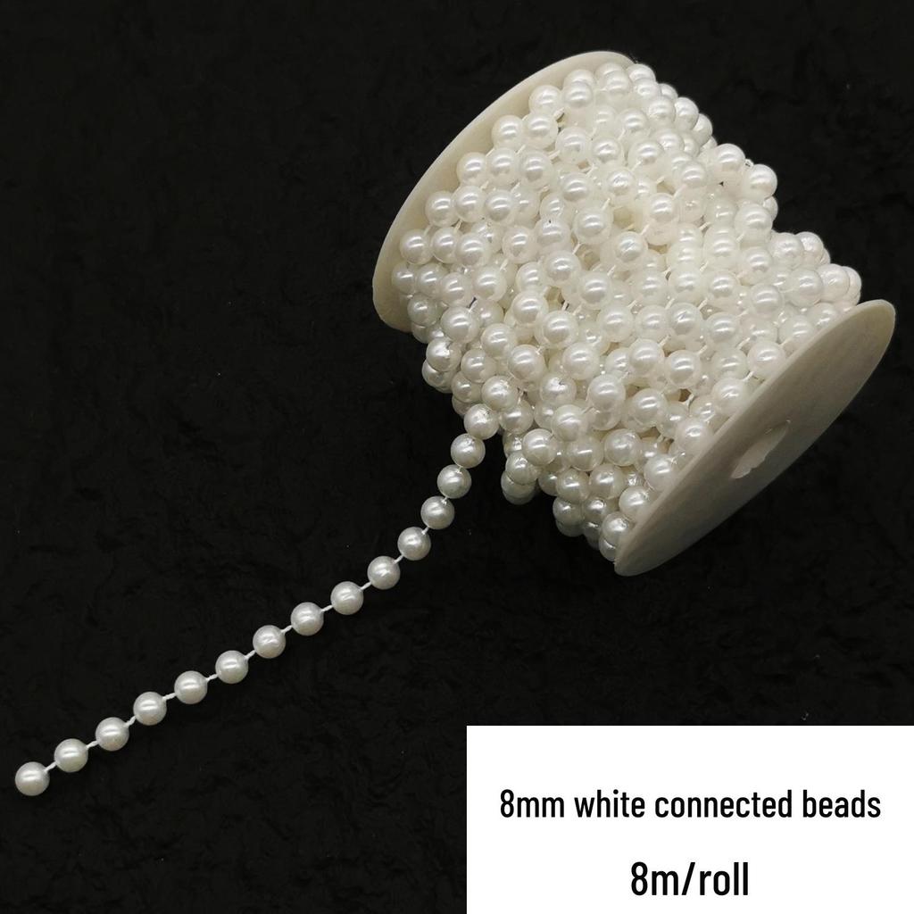 Double-Line Pearl Sunflower Snowflake Beads DIY Decoration
