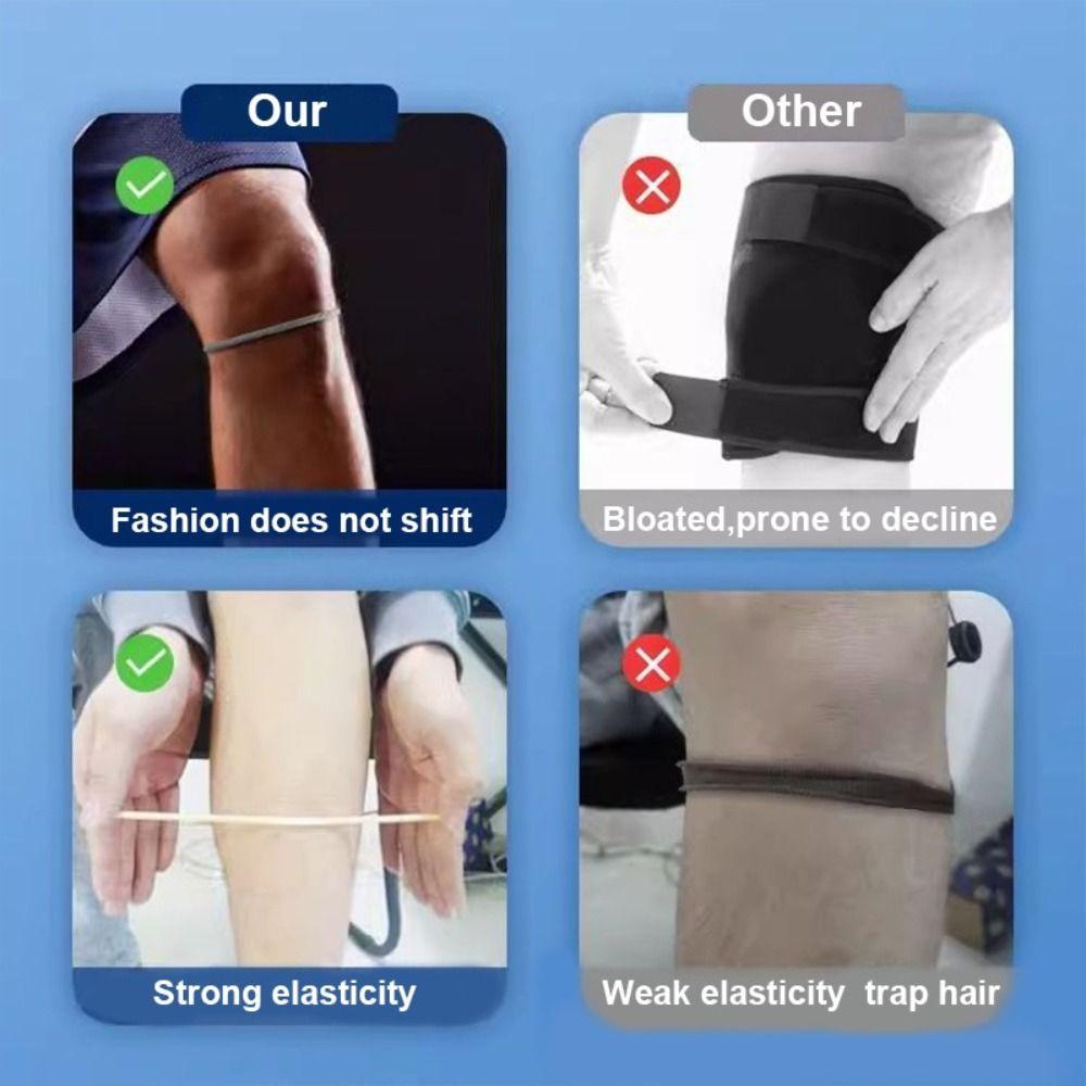 Silicone Patella Stabilizer Knee Support Knee Care Patella Tendon Knee Straps Strong Flexibility Fixed Protection