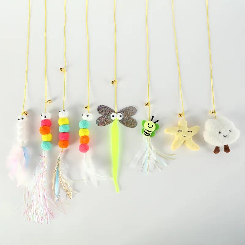 

1/3/5pcs Pet Cat Interactive Toy Elastic Cat Scratch Rope Retractable Door Hanging Funny Toys Pet Playing Teaser Cat Supplies 1pc(unduplicated)