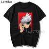 Japanese Anime Satoru Gojo T Shirt Women Kawaii Summer Tops Jujutsu Kaisen Manga Graphic
