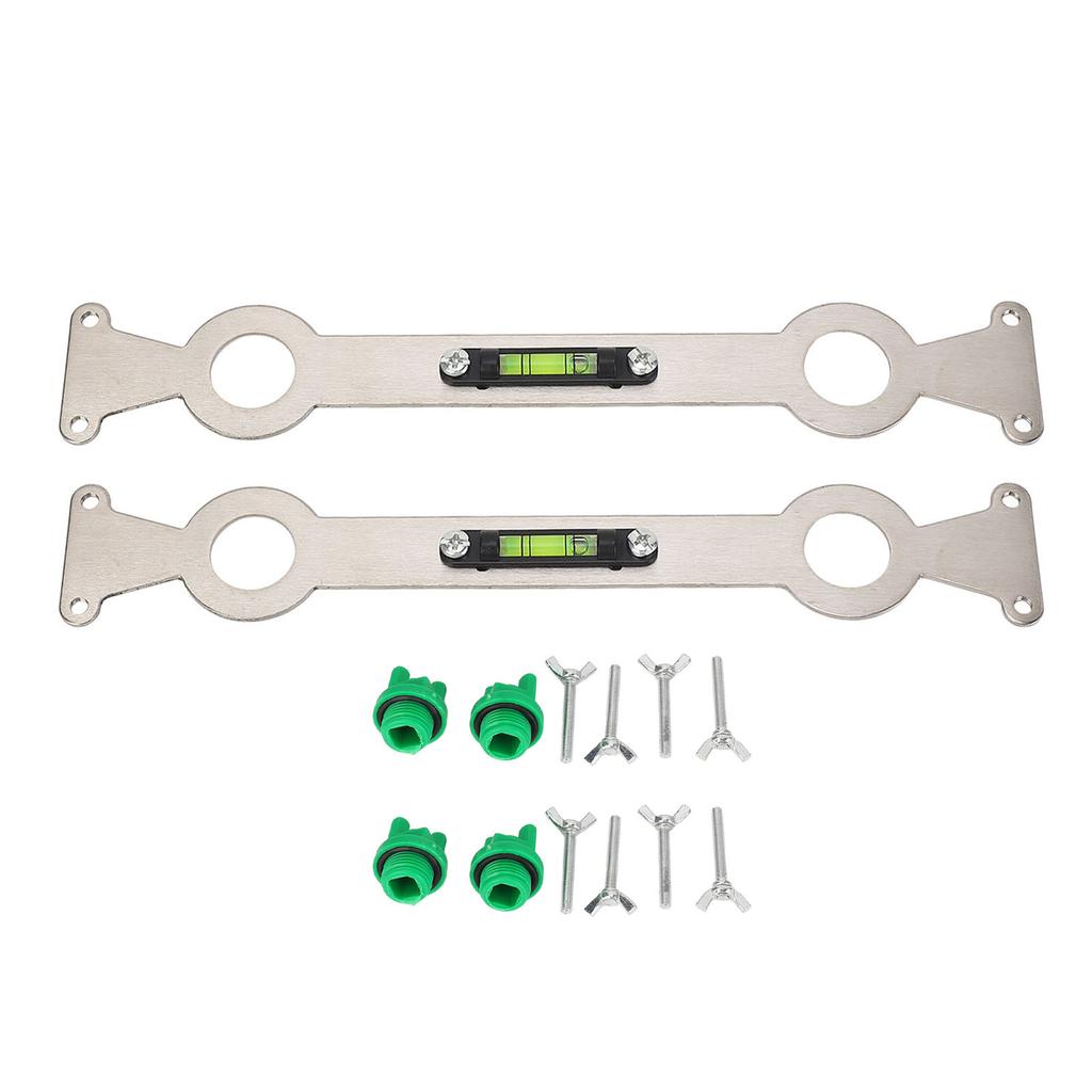 2 Set Hot and Cold Water Pipe Leveler High Accuracy Adjustable Multipurpose Pipe Fixed Leveler