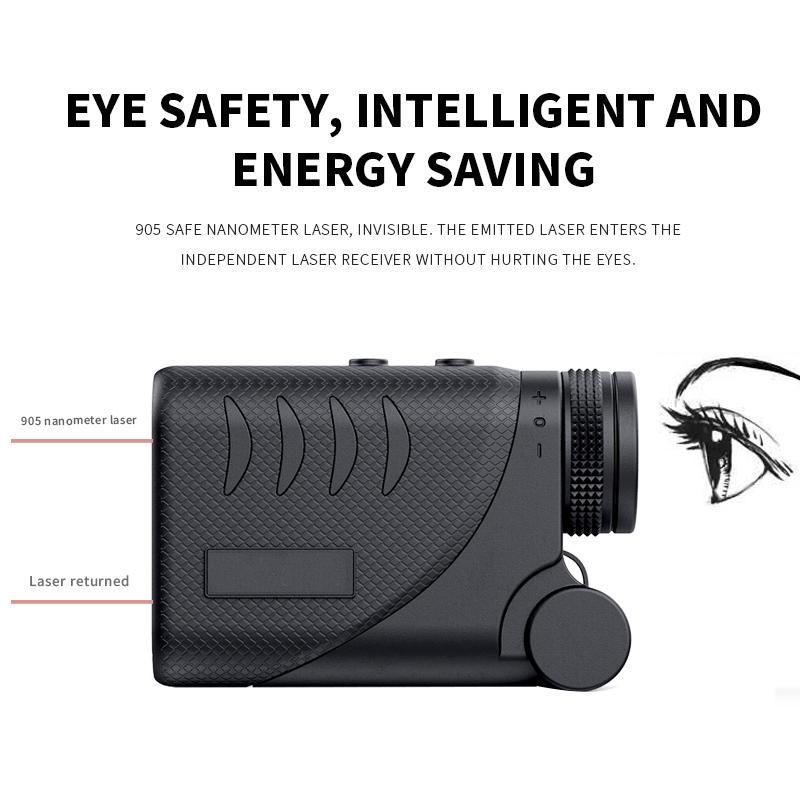 1500M Laser Rangefinder Telescope HD Image High Precision Measuring Electronic Ruler Monoculars for Golf Outdoors Hunting