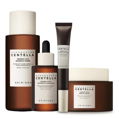 Madagascar Centella Probio-Cica Hautpflege-Set (Toner 210ml + Ampulle 50ml + Augencreme 20ml + Creme 50ml)