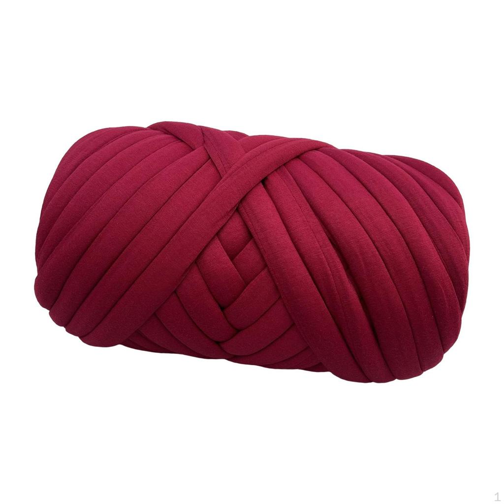 Chunky Yarn, Breathable Soft Polyester Durable Hand Knitting for Blanket Crocheting Pillow Tapestry