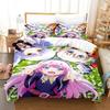 New 3D Print Anime Kawaii Girls Charlotte Bedding Set Single Twin Full Queen King Size Bed Set Adult Kid Bedroom Duvetcover Sets