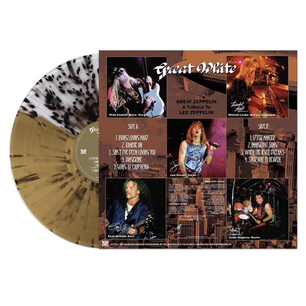 Great Zeppelin - Tribute To Led Zeppelin (Black White & Gold Splatter) [Analog]